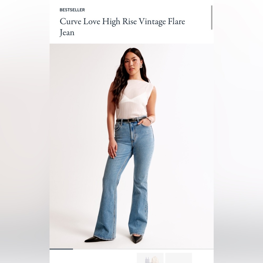 Abercrombie Vintage Flare (High Rise, 33/16L) Curve Love!